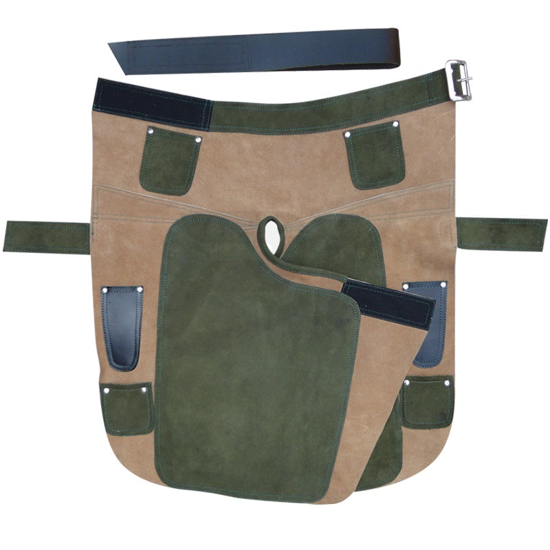 Premium Farrier Apron Chaps for Precision Work (Suede Leather) | FT-004