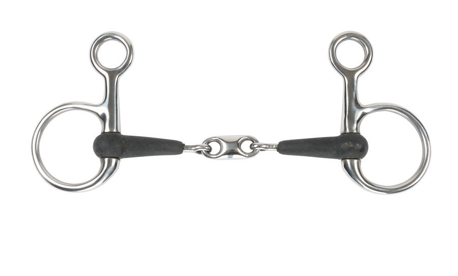Premium Horse Baucher Bit | BI-0006 | Hanging Cheek | Double Jointed | Blus Industries