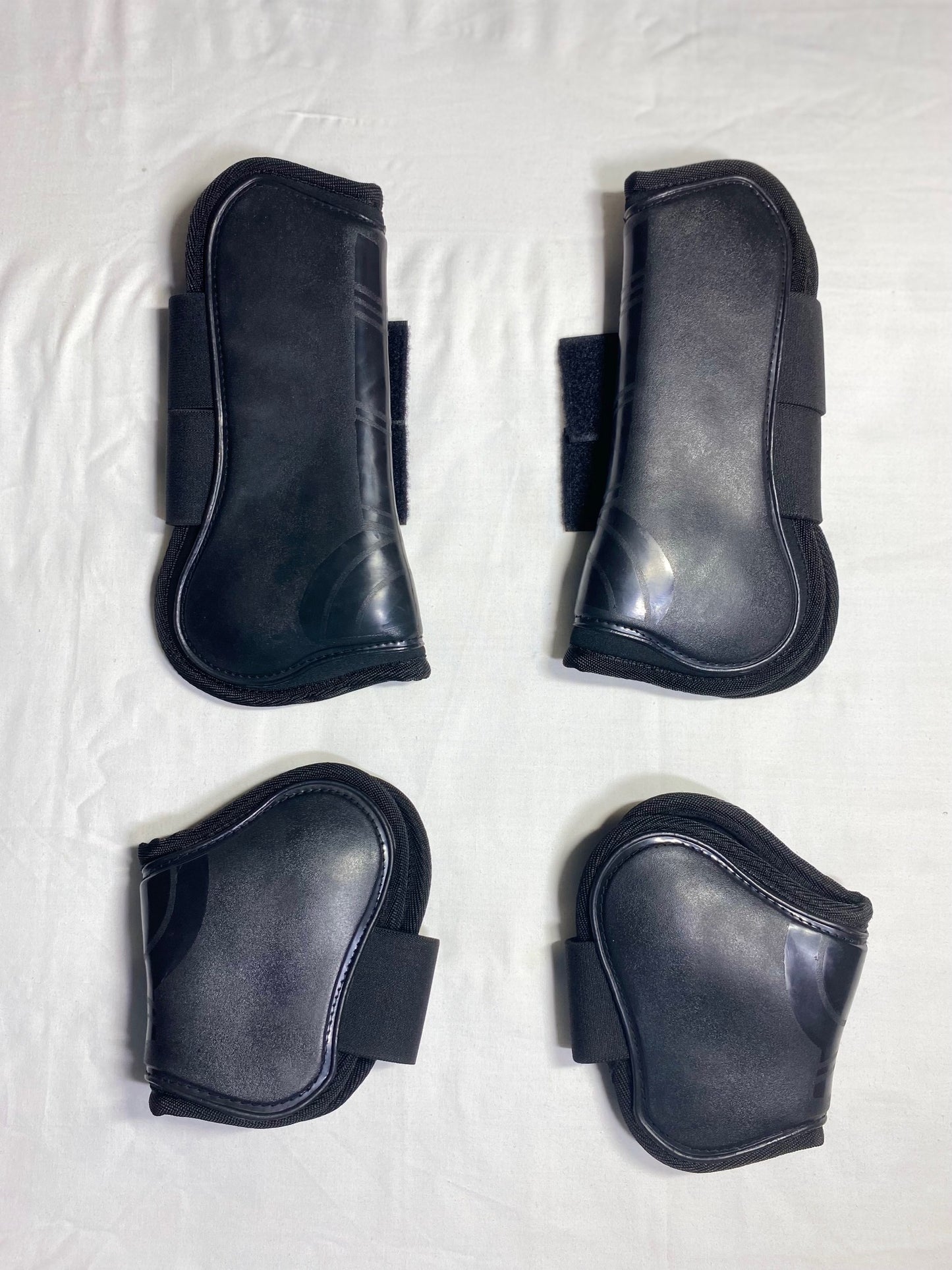 Premium Custom Horse Leg Boots – Front & Rear PVC Support with Soft Padding