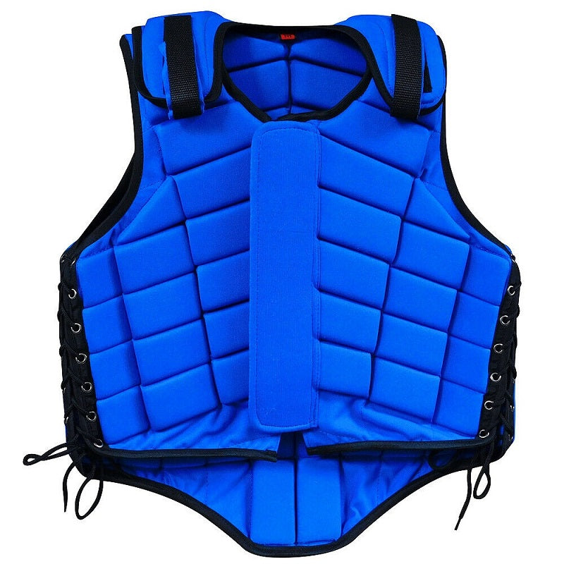 Horse Rider Safety Vest | Blue | Lightweight Impact Protection | Blus Industries