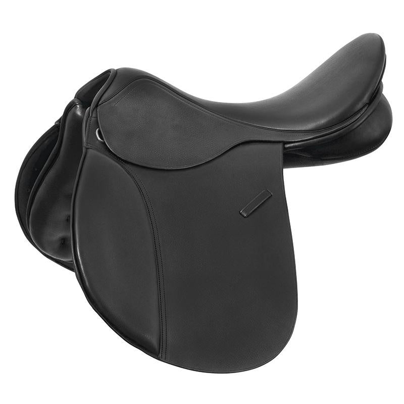English Jumping Saddle | All-Black Premium Leather | Show Jumping | Blus Industries