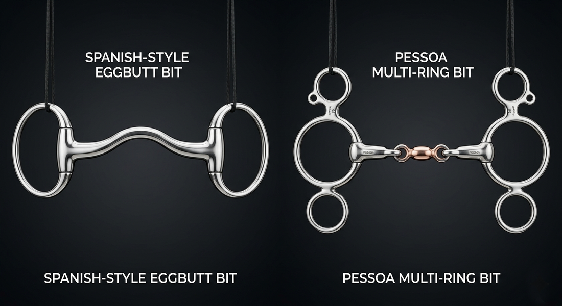 Understanding Horse Bit Types: Spanish vs Pessoa vs EggButt