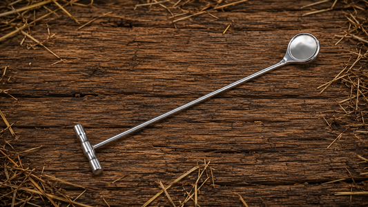 40mm Professional Equine Dental Mirror | Horse Oral Inspection Tool | Blus Industries