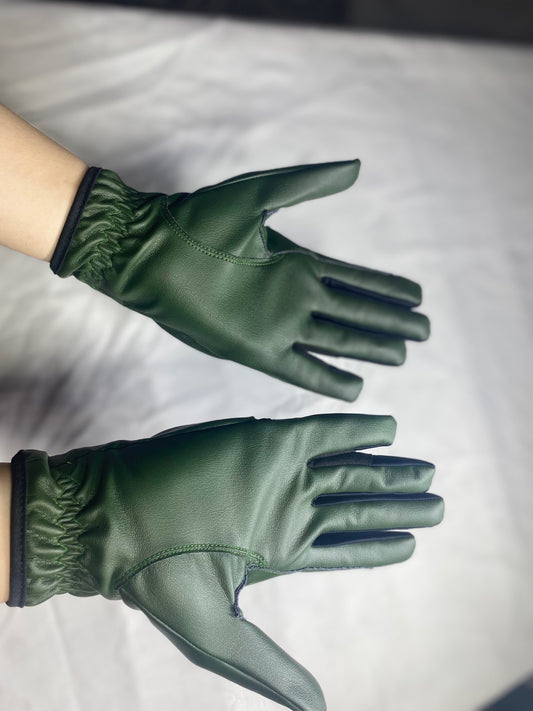 Unisex Leather Horse Riding Gloves – Equestrian Grip Gloves for Riders