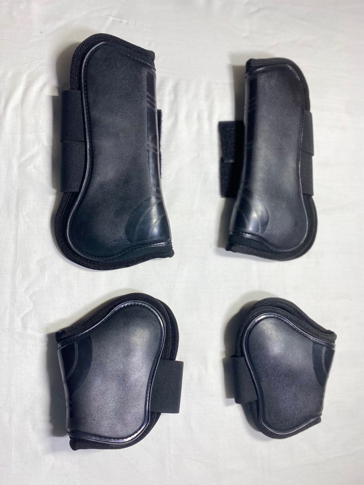 Premium Custom Horse Leg Boots – Front & Rear PVC Support with Soft Padding