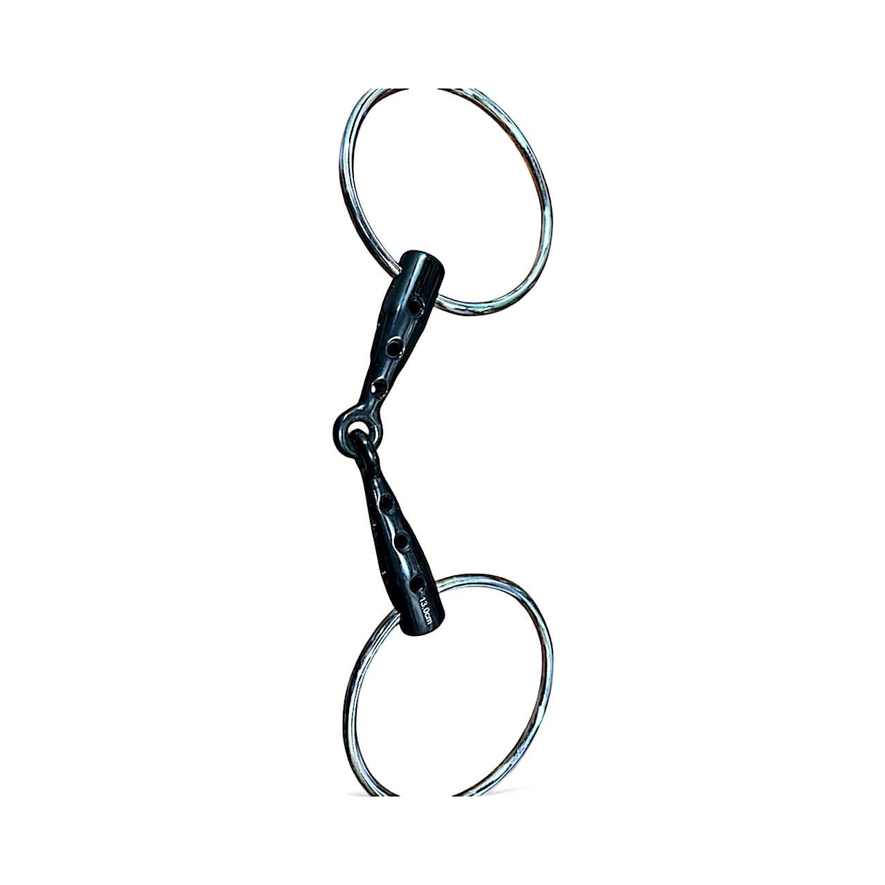 Titanium Windsucking Loose Ring Snaffle Bit – Anti-Cribbing Horse Bit for Control & Comfort