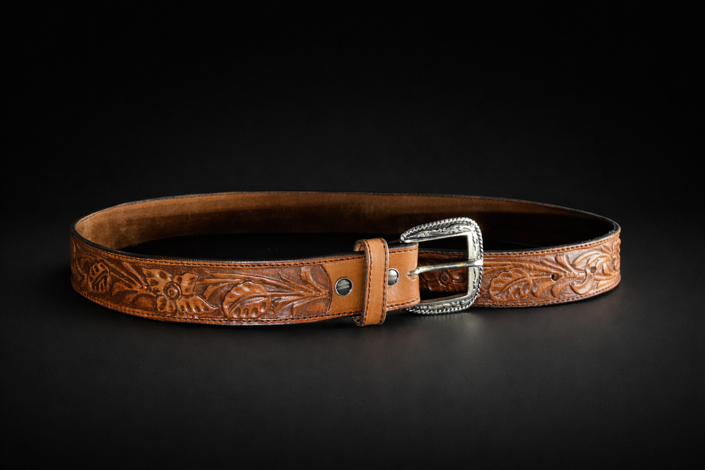 Brown Handcrafted Leather Belt