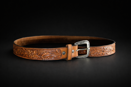 Brown Handcrafted Leather Belt