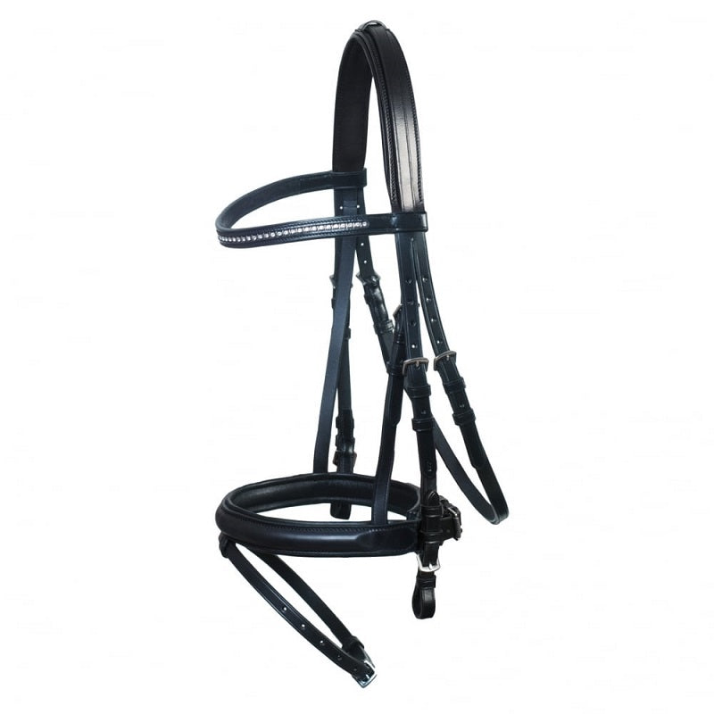 Black Leather Horse Bridles for a Refined Equestrian Experience